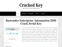 Tablet Screenshot of crackedkey.com